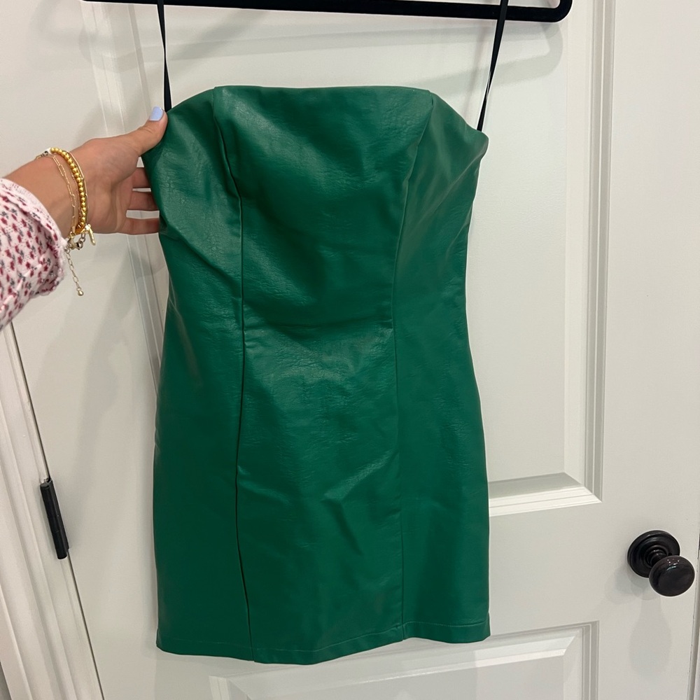 Princess Polly Green Strapless Bodycon Dress